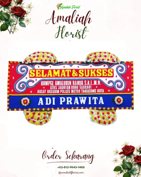 Papan Bunga Ucapan Selamat Ploso Lor